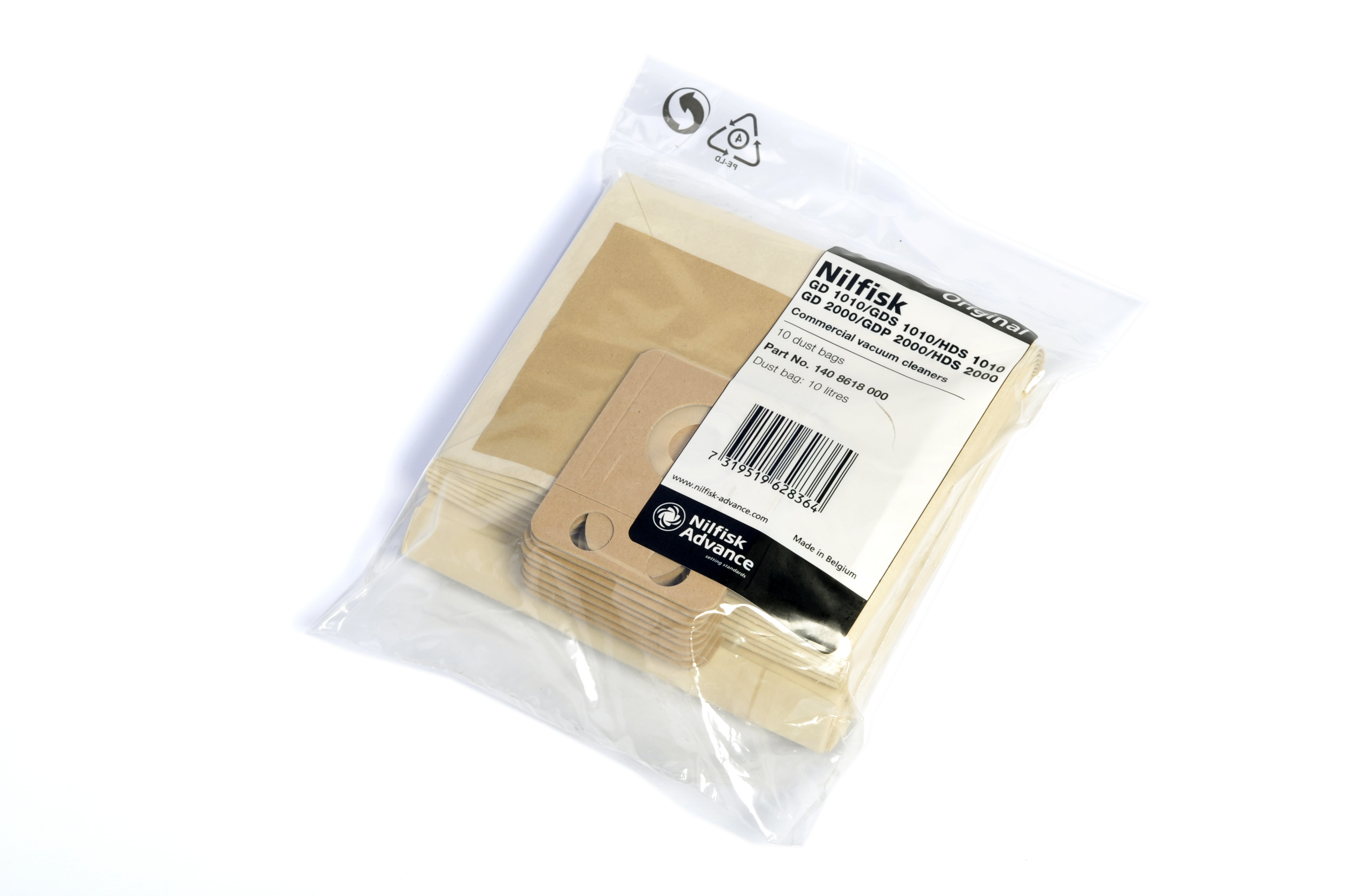 10 x Large capacity Dust Bags For Vax VCC08 VCT01 VCC-08 VCC-10C VCC10 —  bartyspares