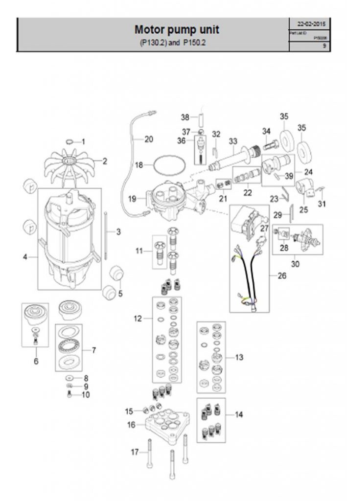 Nilfisk Lock Bracket 128500191