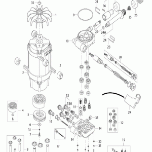 Nilfisk C120.4 Pump Parts