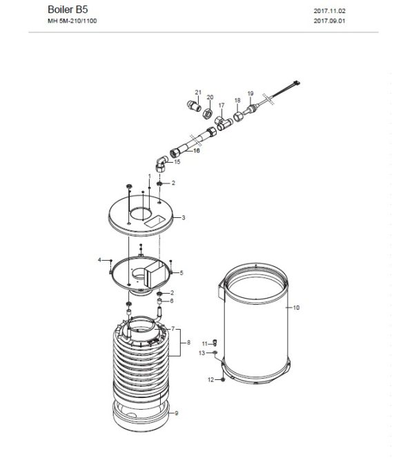 Nilfisk COUPLING KIT 90DEG ISO  M18X1.5 THREAD 101118094 - Image 4