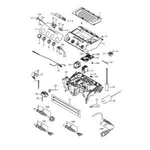 NILFISK MH 7P ELELECTRIC BOX SPARE PARTS