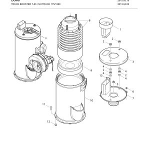 Nilfisk Truck booster 7 burner parts