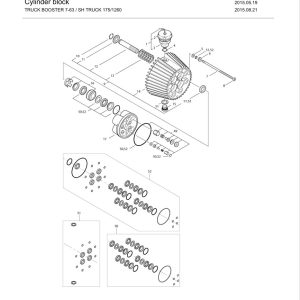 Nilfisk Truck Booster 7 Cylinder Block Parts