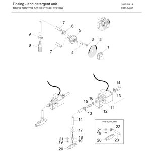 Truck Booster 7 Dosing and detergent unit