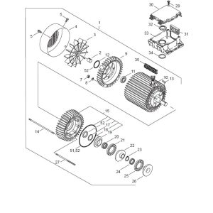 Nilfisk Truck Booster 7 Motor Parts