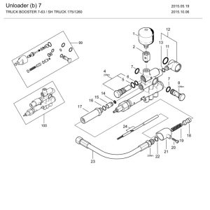 Nilfisk Truck Booster 7 Unloader B Parts
